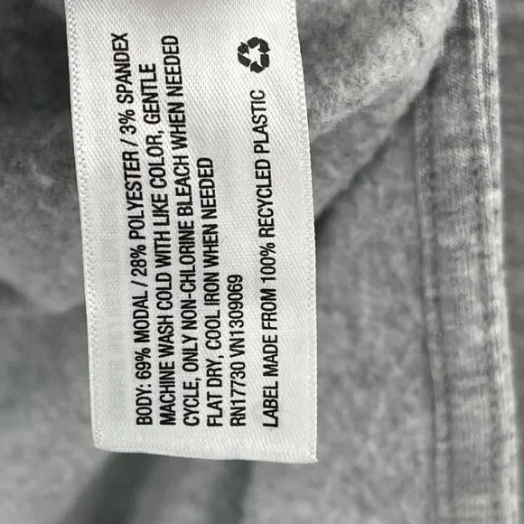 Joy Lab Grey Turtleneck Fleece Lined Sweater XS - Picture 6 of 7